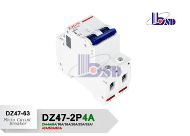 Dual Pole  Mini Circuit Breaker 4 Amp Mcb Circuit Breaker  OEM Service